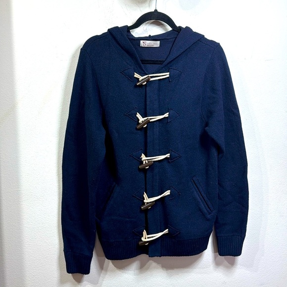 (W1) Zara, vintage wool jacket-style sweater, with super front and, size M